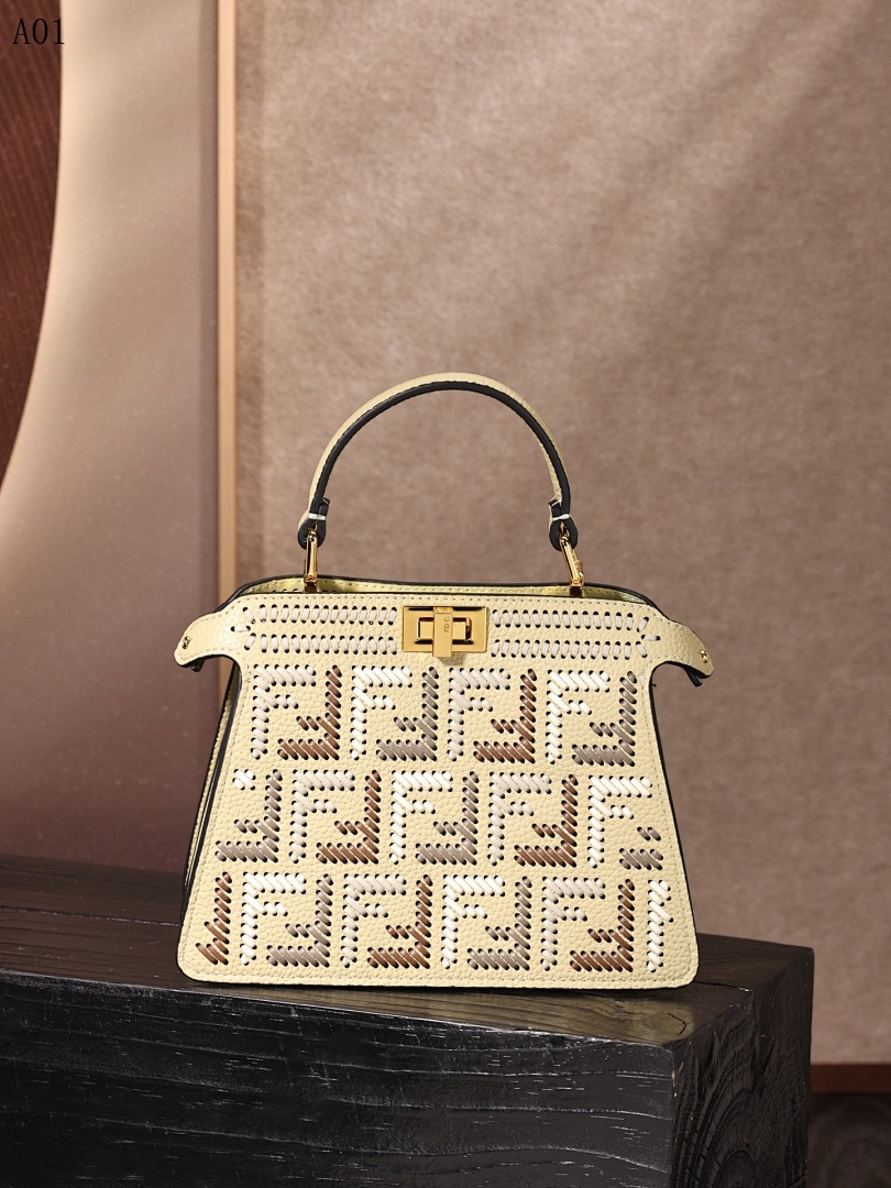 F3ndii + Baguette + Perforated FF Logo Bag #3507
