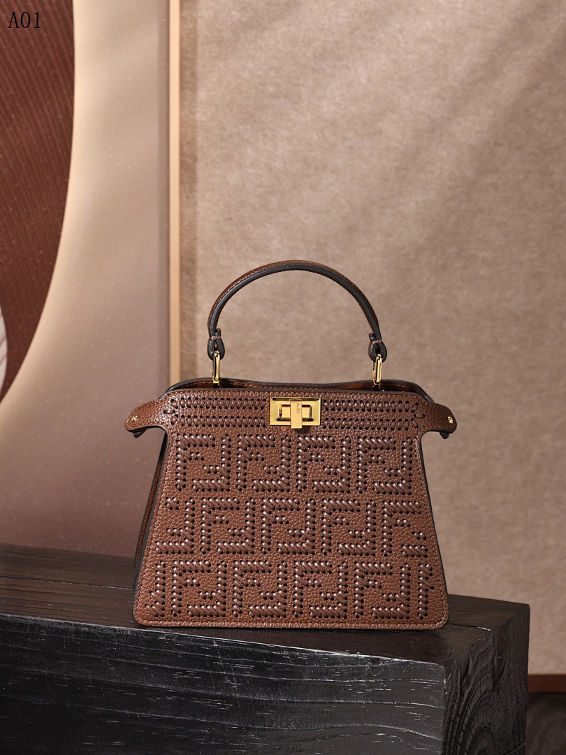 F3ndii + Baguette + Weaved Logo Tote #1347