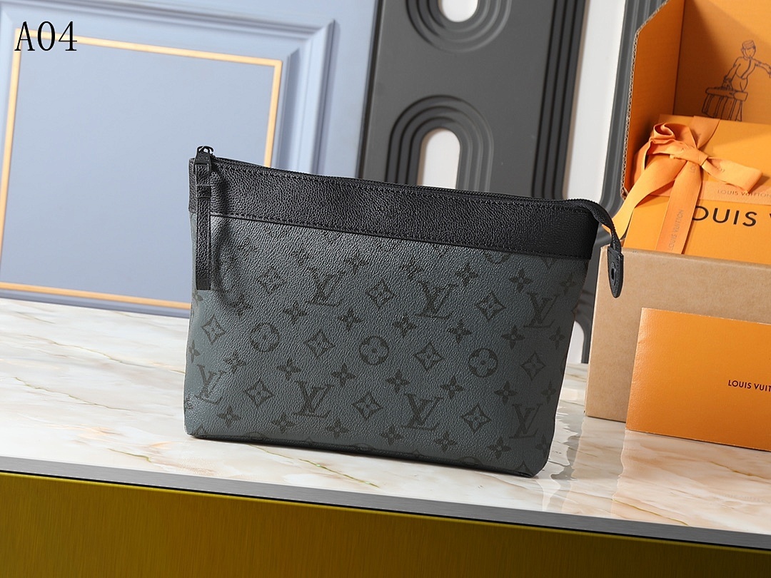 LVutton A04 Monogram Canvas Pouch #4347