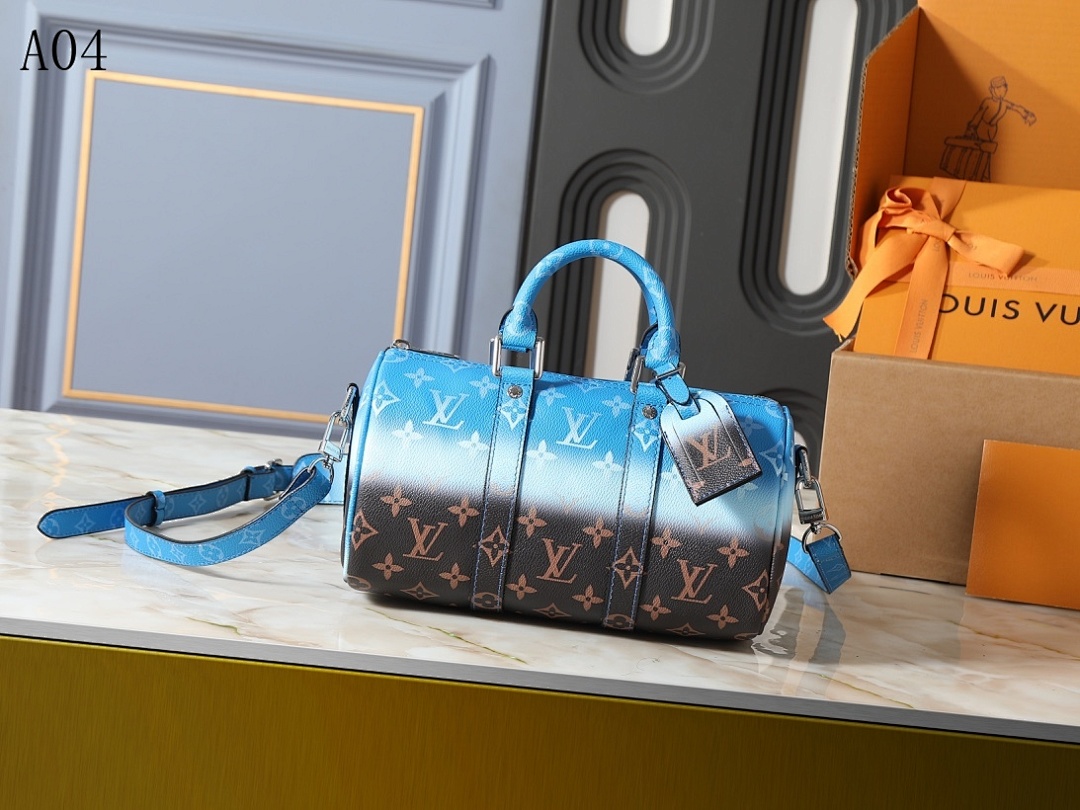 LVutton + A04 + Gradient Monogram Cylinder Bag #4047