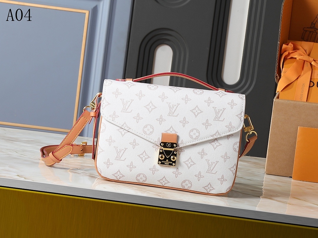 LVutton + A04 + Monogram Canvas Crossbody Bag #4230 1 LVutton + A04 + Monogram Canvas Crossbody Bag #4230