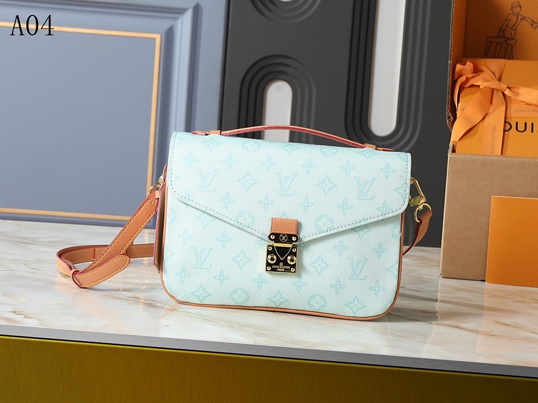 LVutton + A04 + Monogram Canvas Crossbody Bag #4594