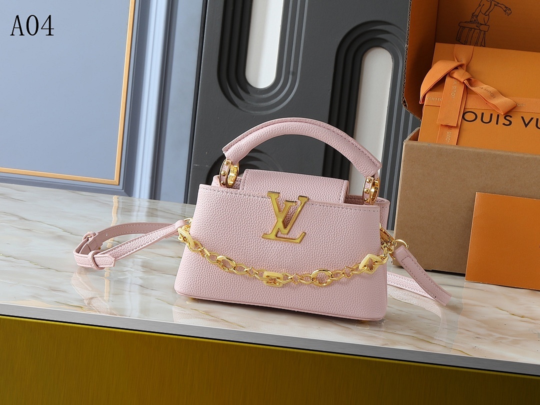 LVutton + A04 + Capucines Mini Bag #4528 1 LVutton + A04 + Capucines Mini Bag #4528