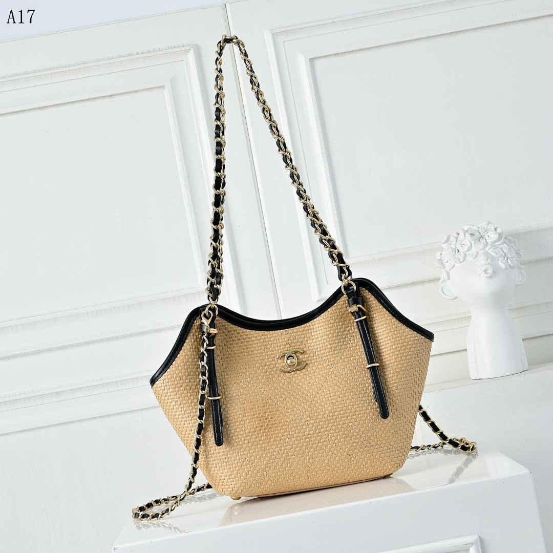 Chan3l A17 Rattan Tote Bag #936