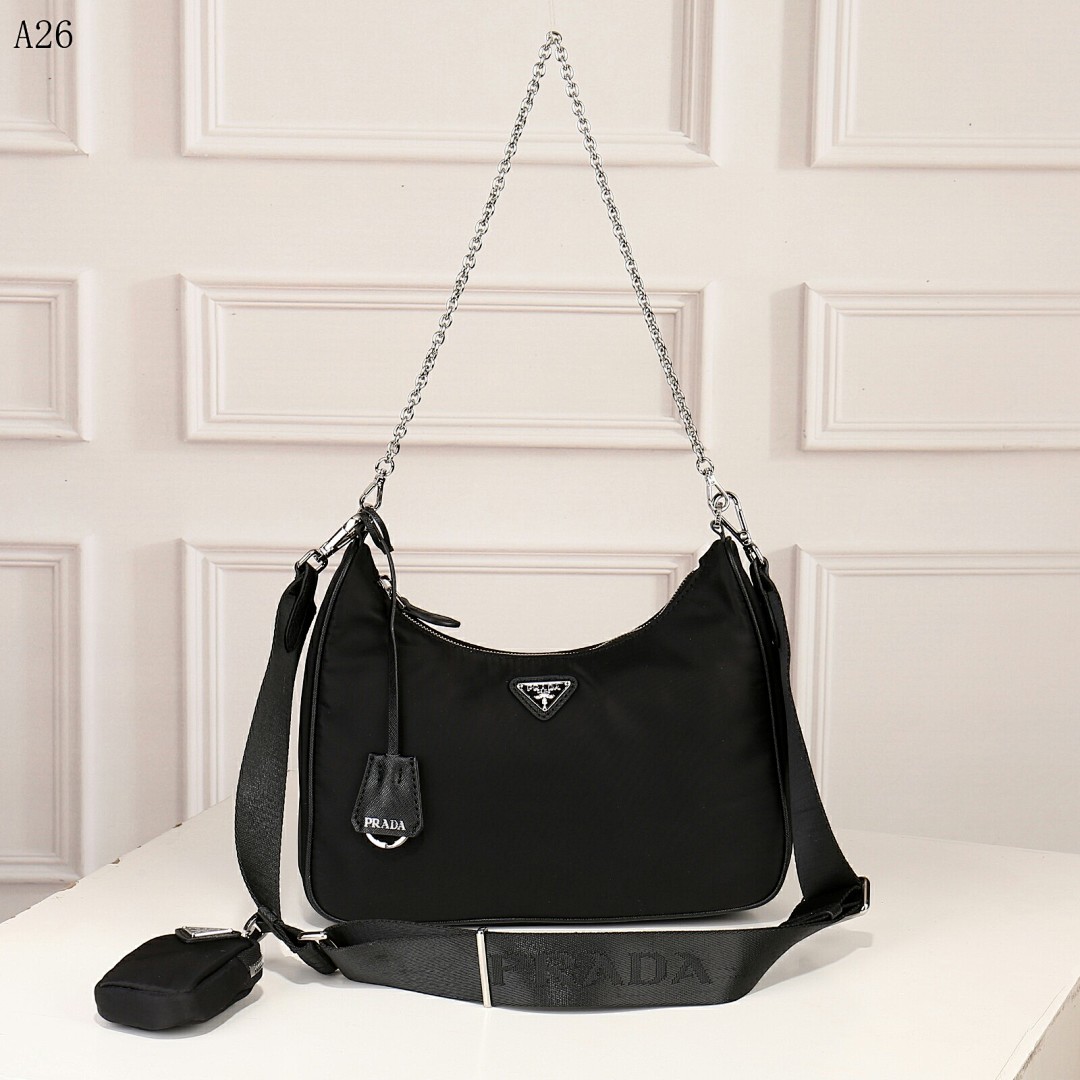 Pr4da Re-Edition Nylon Shoulder Bag #1643 1 Pr4da + Re-Edition 2005 + Nylon Shoulder Bag #1657