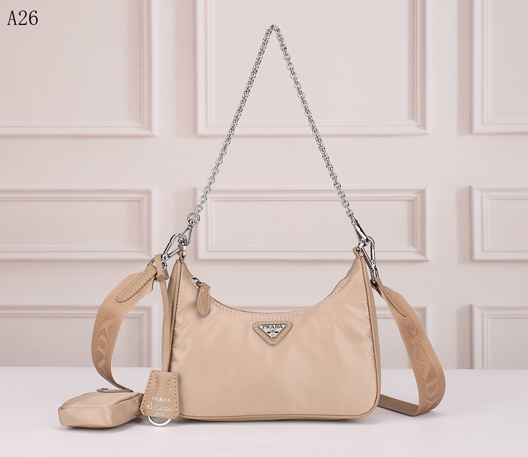 Pr4da Re-Edition 2005 Nylon Shoulder Bag #1685