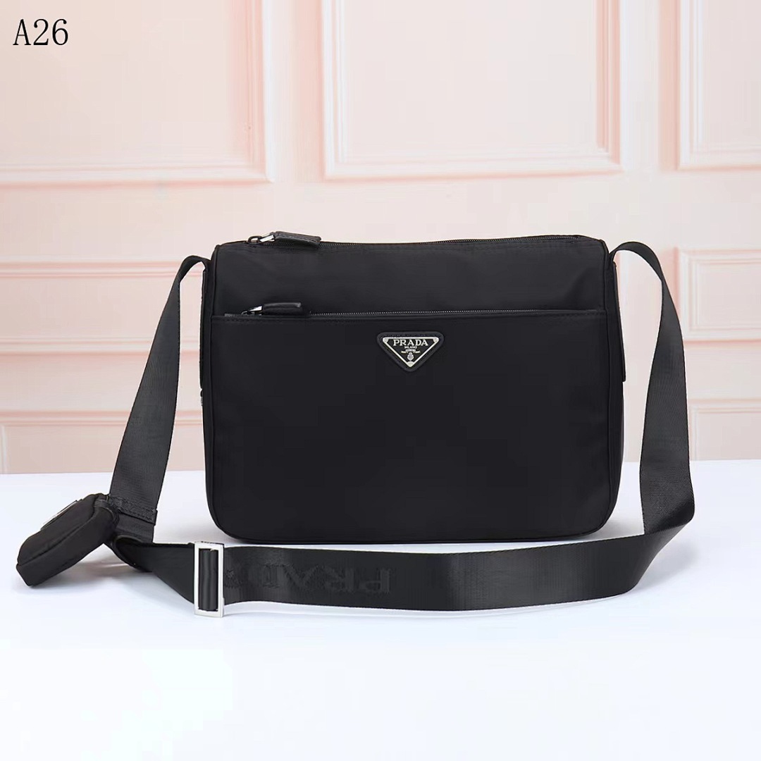 Pr4da + A26 + Nylon Crossbody Bag #1308