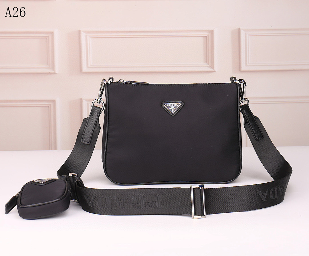 Pr4da A26 Nylon Crossbody Bag #1248