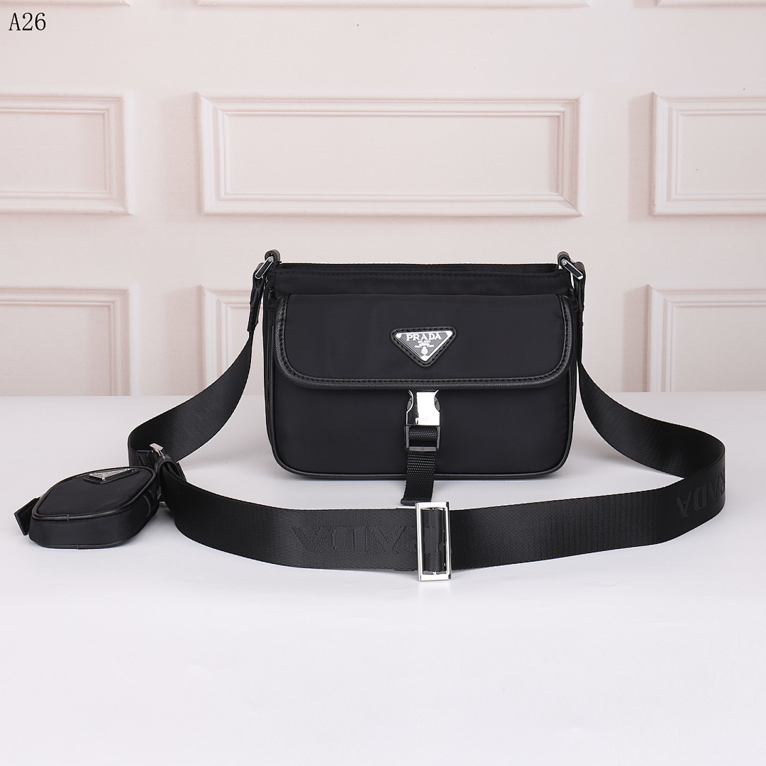 Pr4da Re-Edition Nylon Crossbody Bag #1297