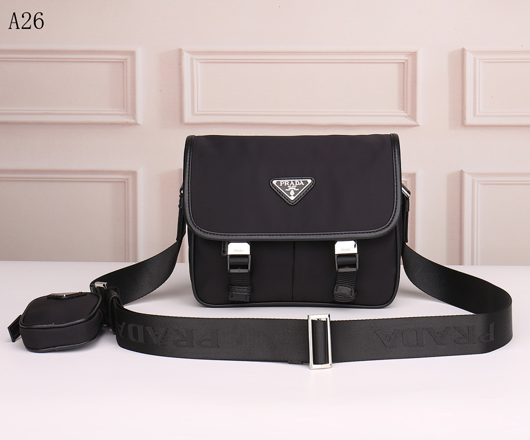 Pr4da A26 Nylon Crossbody Bag #1243
