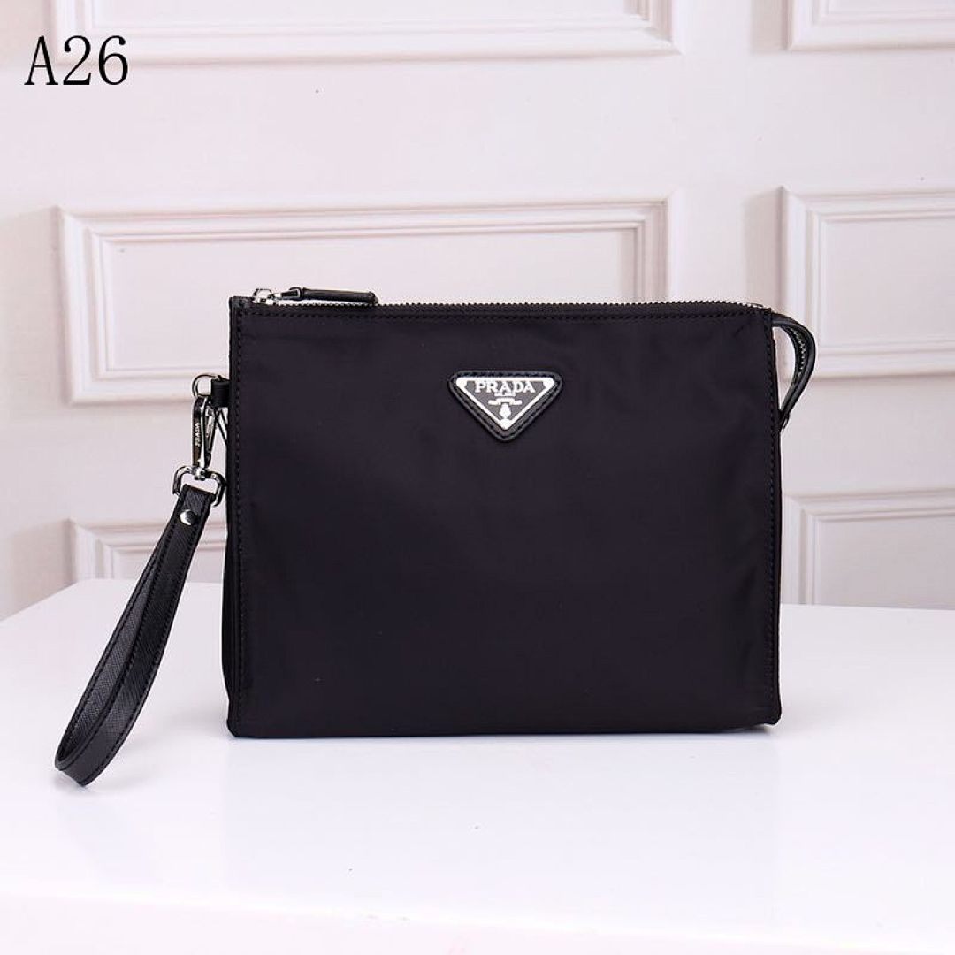 Pr4da Nylon Clutch Bag #1238