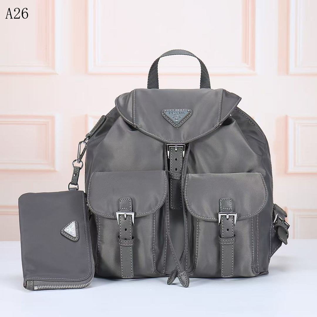 Pr4da + A26 + Nylon Backpack #3452
