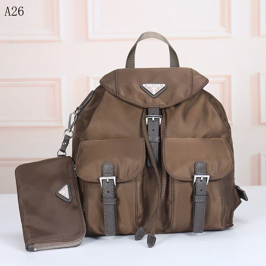 Pr4da + A26 + Nylon Backpack #3467