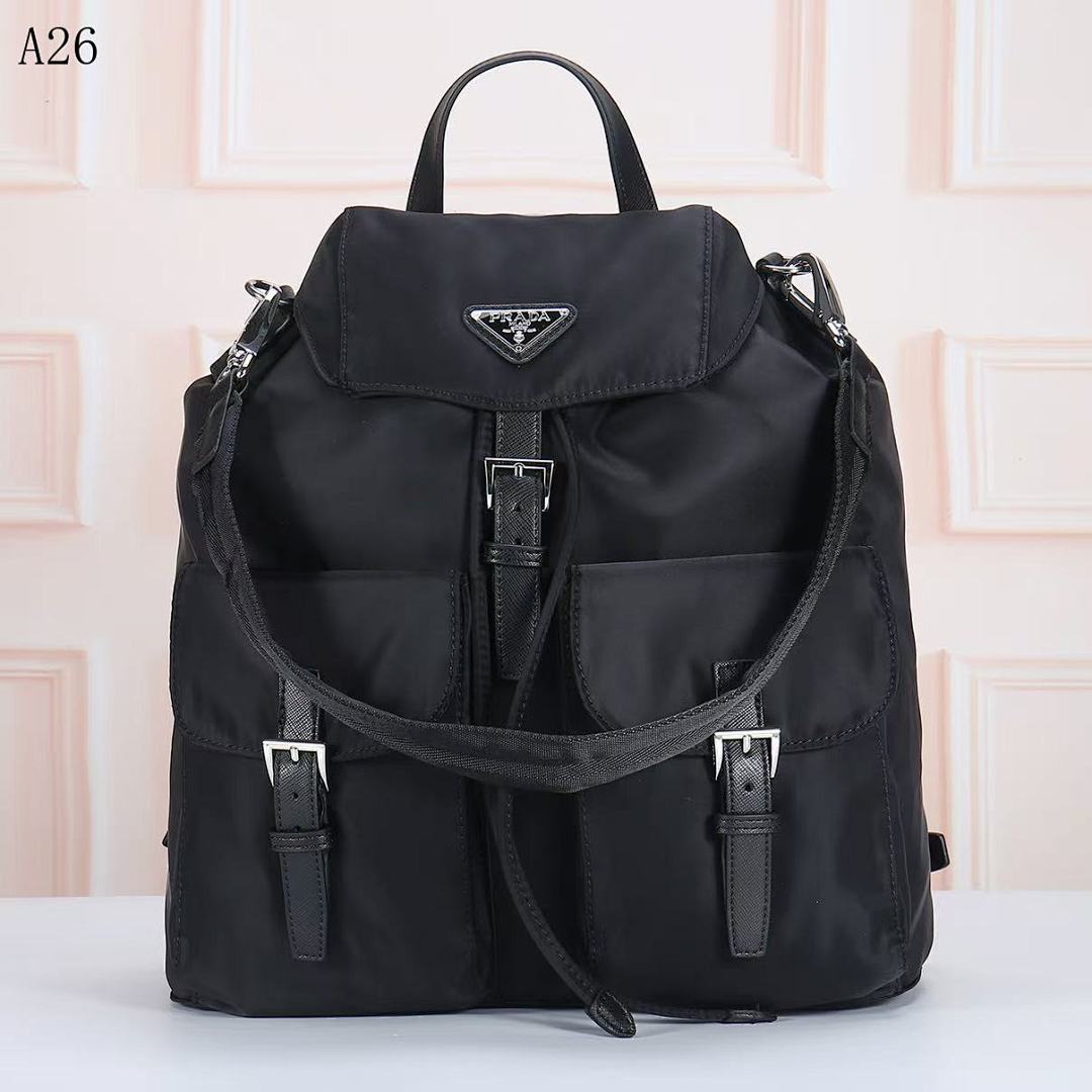 Pr4da + A26 + Nylon Backpack #3454