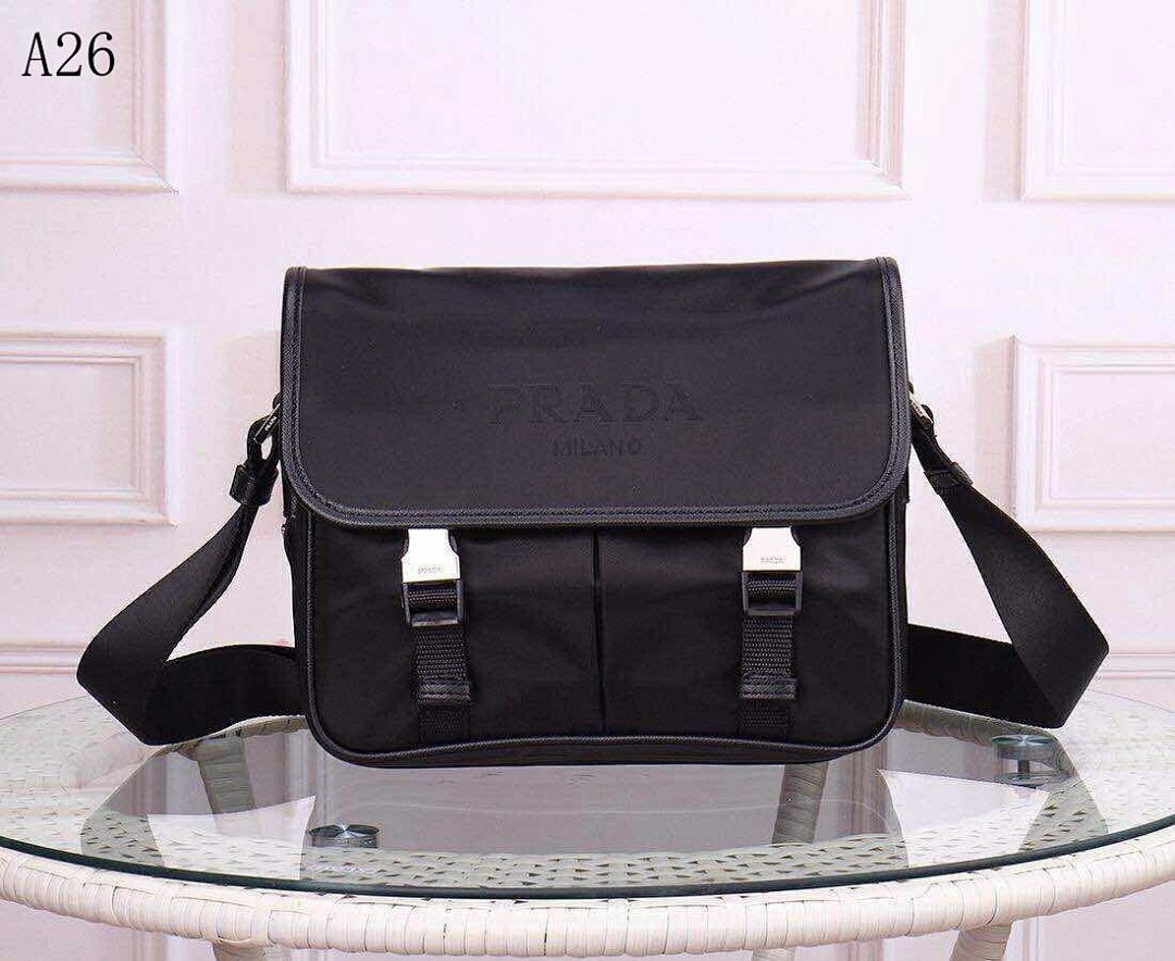 Pr4da Milano Nylon Messenger Bag #1269