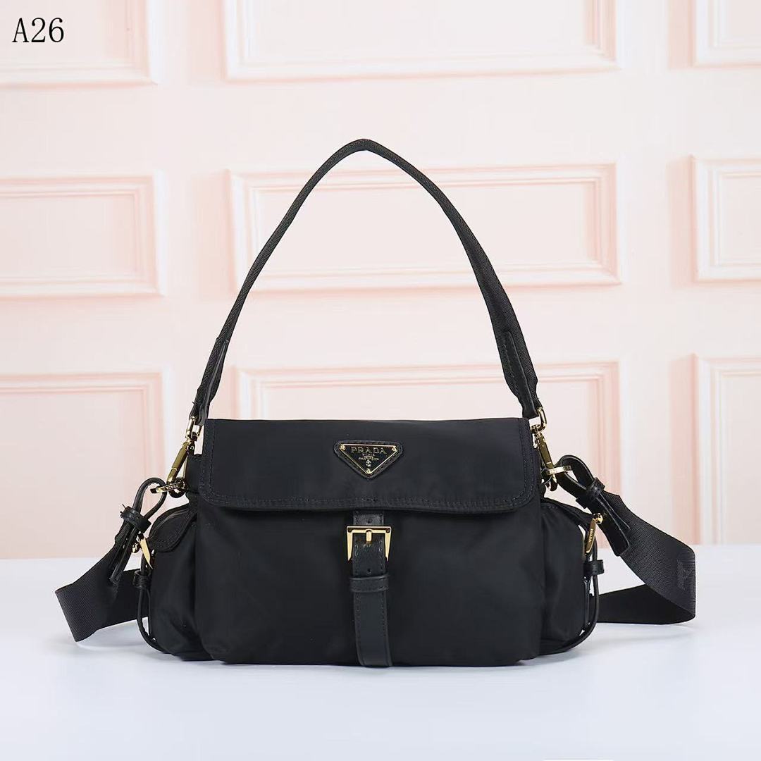 Pr4da + A26 + Nylon Shoulder Bag #3451