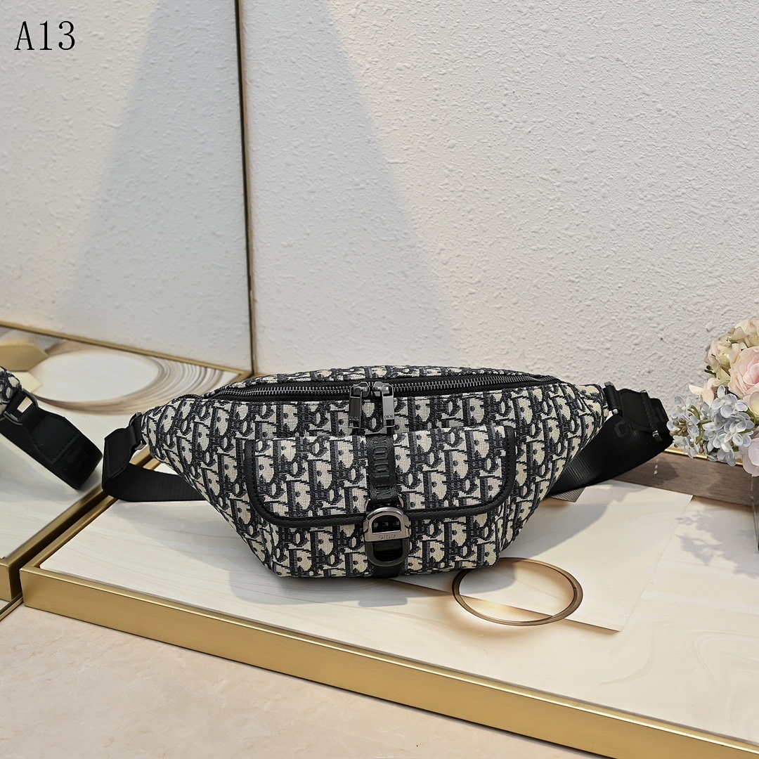 Diiior – Oblique Print Belt Bag #1194