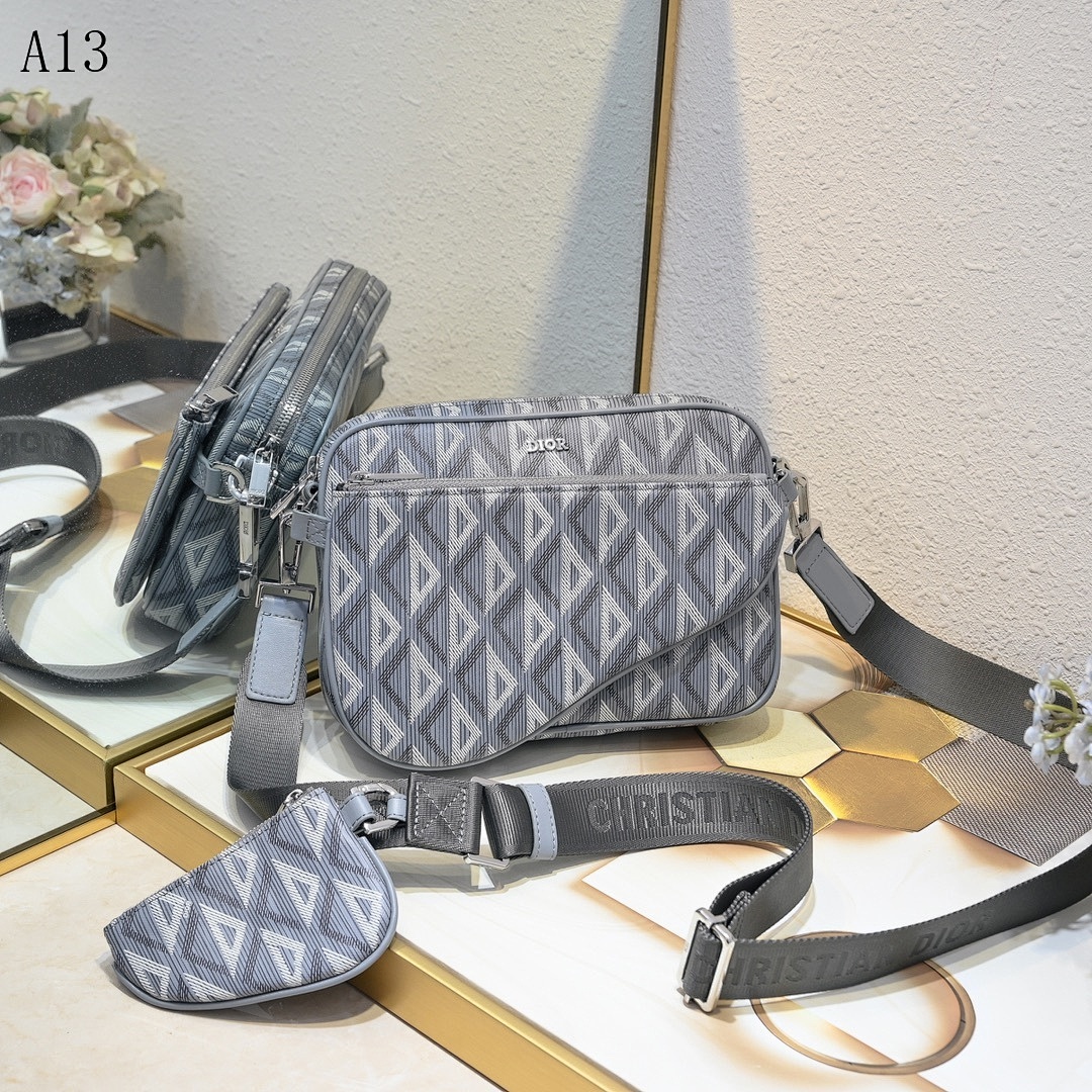 Diiior – Oblique Canvas Crossbody Bag #1187