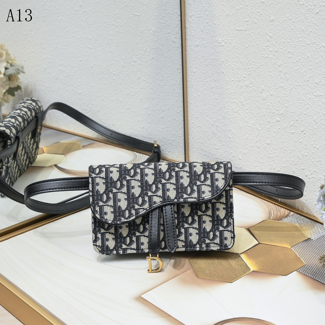Diiior Diiiorama Oblique Canvas Crossbody Bag #1184