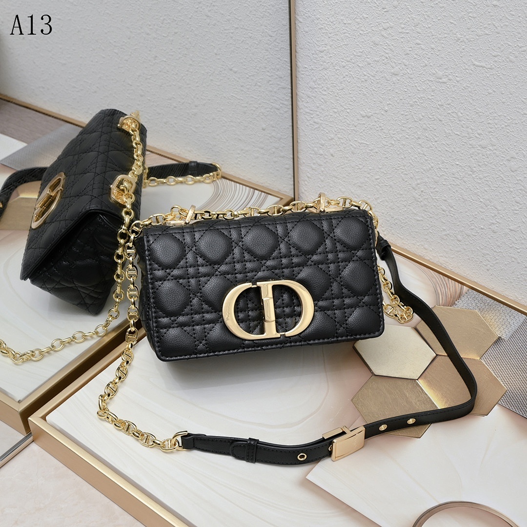 Diiior + Lady Diiior + Mini Quilted Shoulder Bag #1167