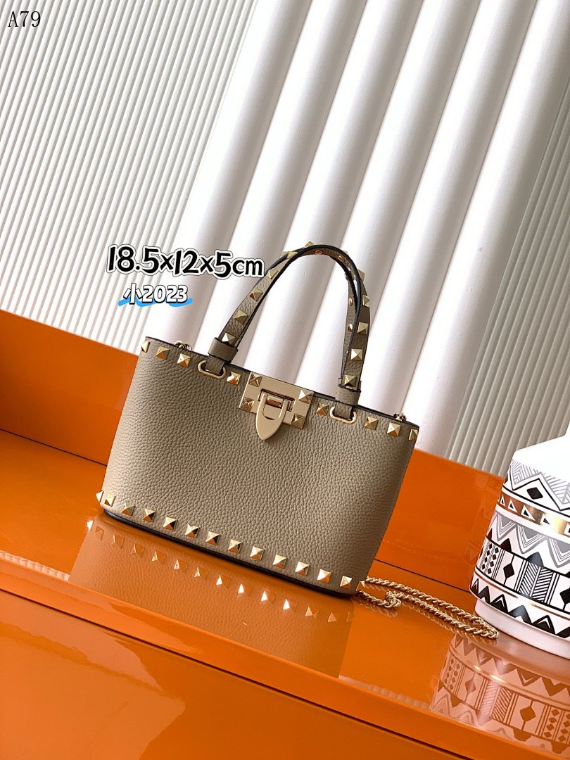 Valentiino Rockstud Small Tote Bag #3049