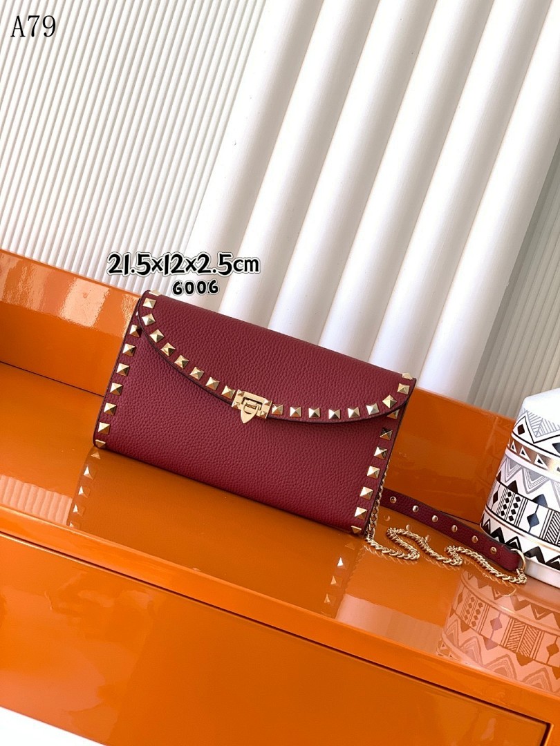 A79 + G006 + Studded Clutch Bag #5379