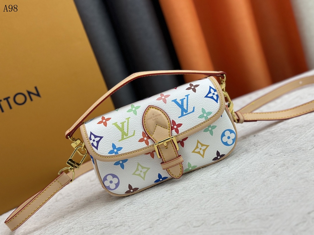 LVutton + A98 + Multicolore Mini Pochette #4540