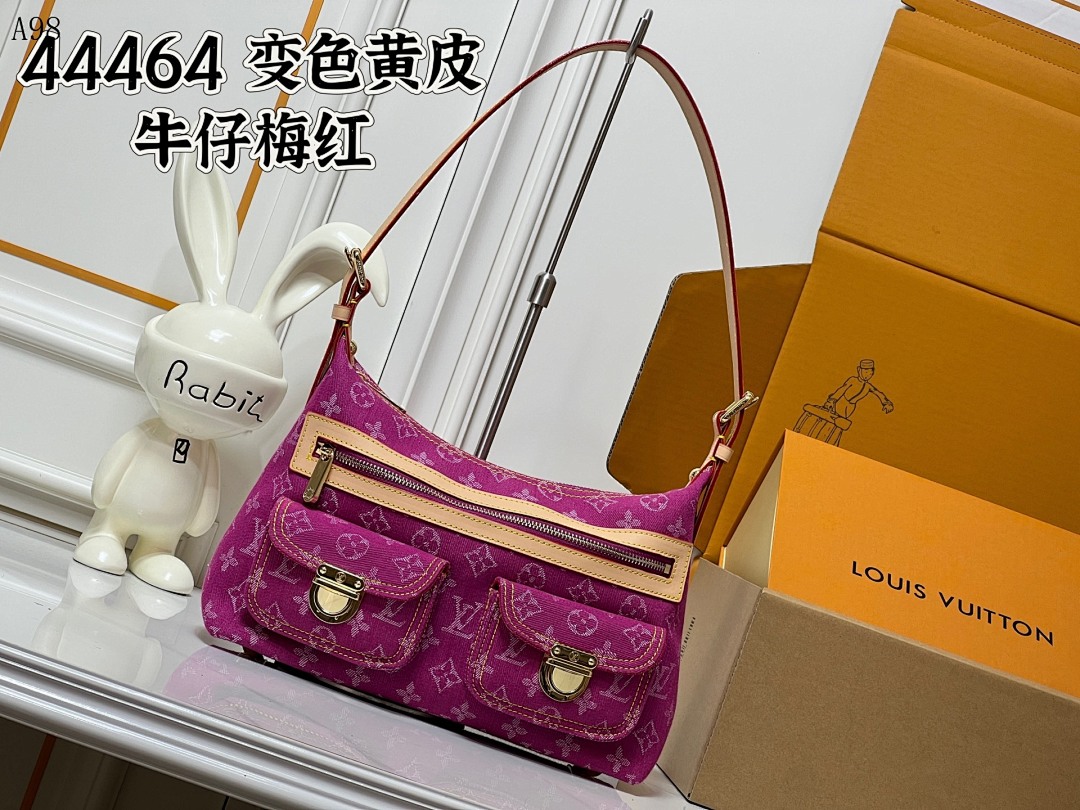 LVutton 44464 Monogram Canvas Mallette #1158
