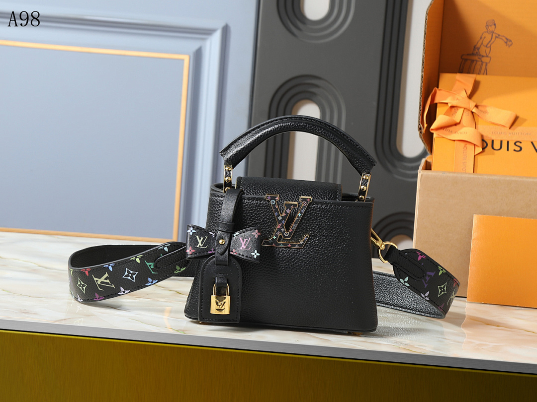 LVutton + Capucines BB + Monogram Multicolore #1134