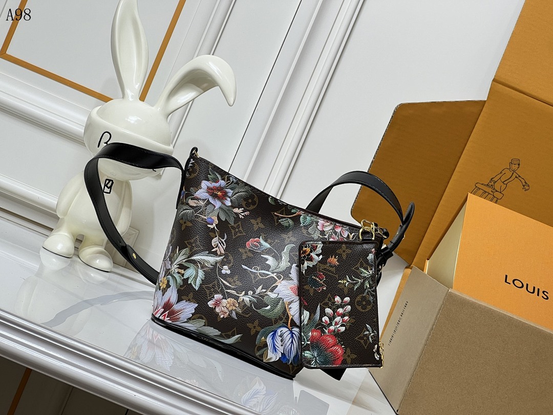 LVutton x Yayoi Kusama – Monogram Multicolore Flower Bag #1125