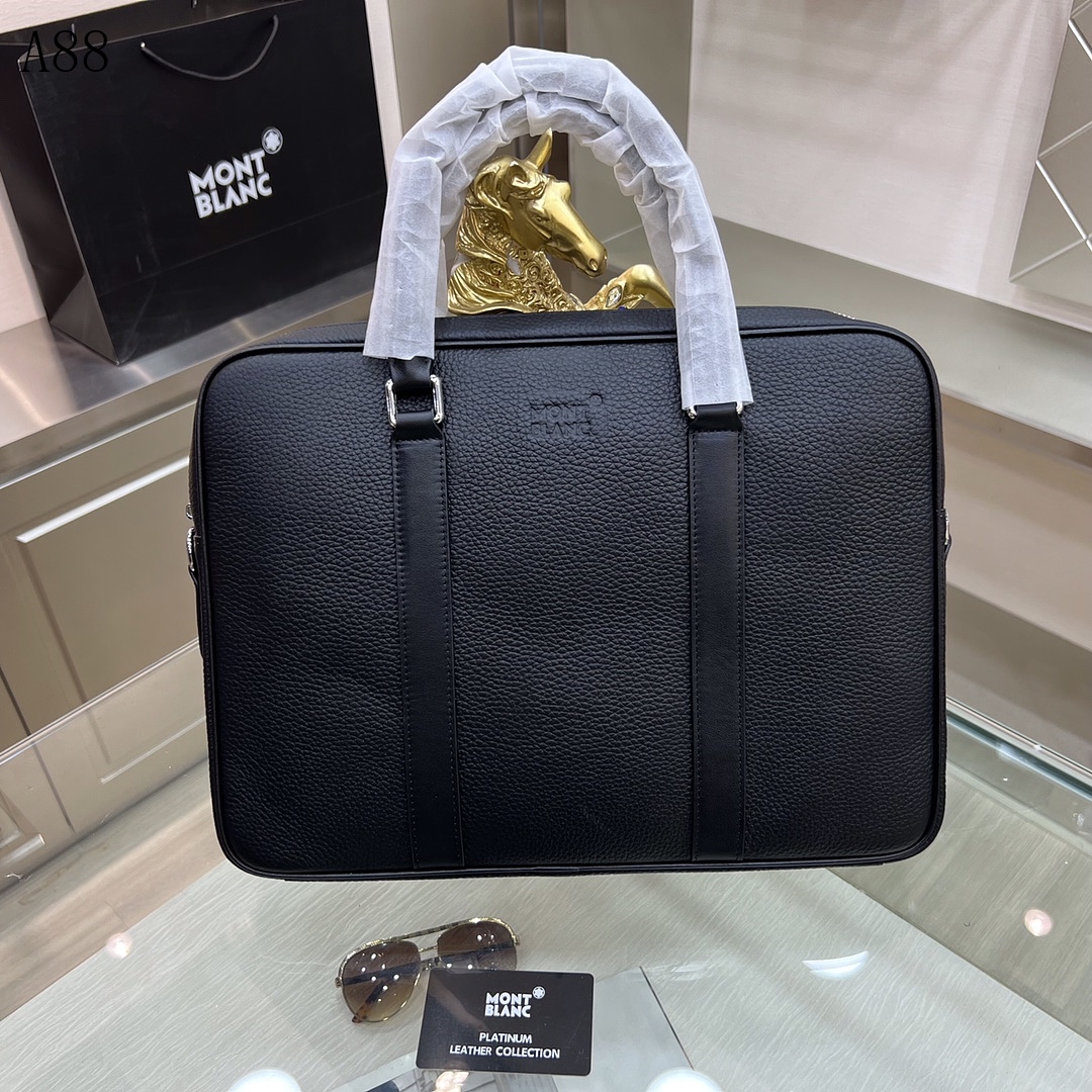 Montblanc + M105327 + Leather Business Briefcase #6295