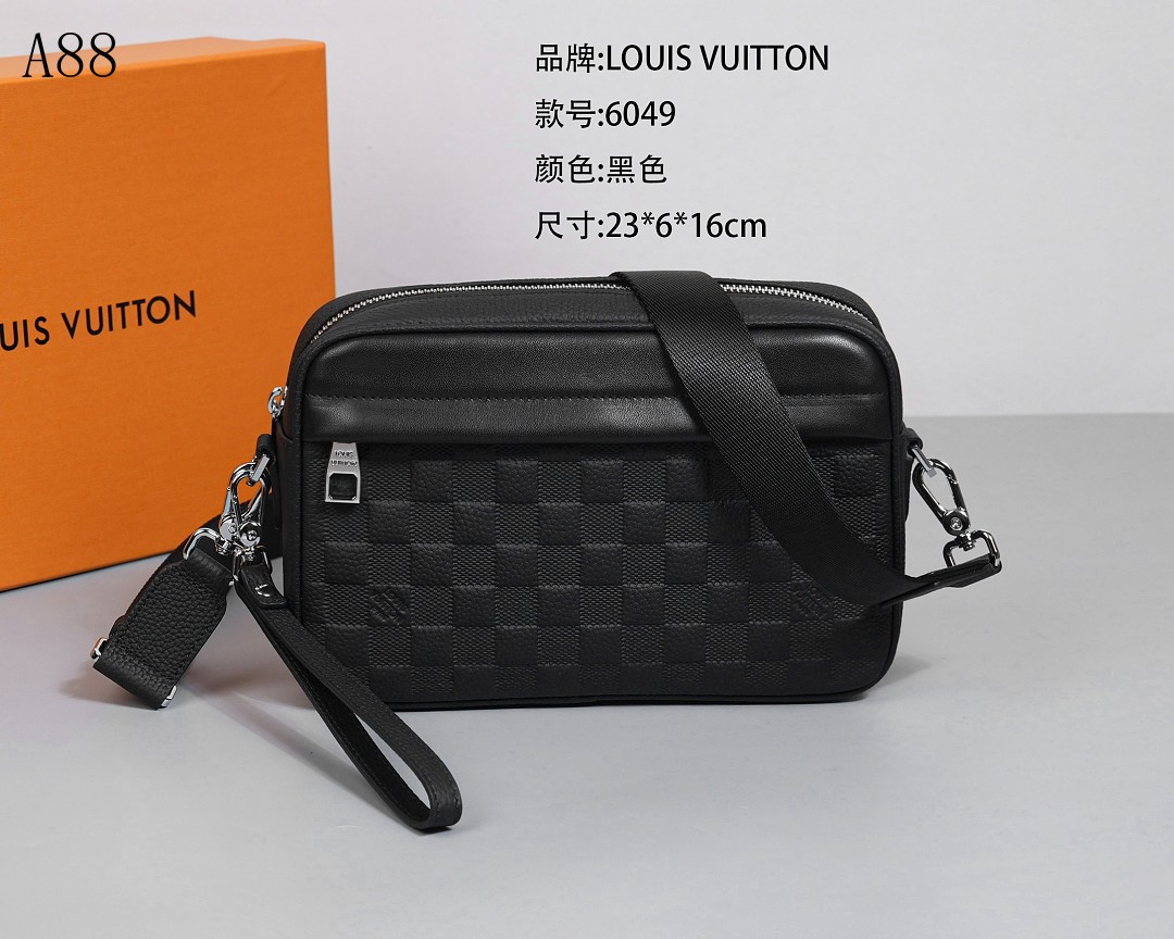 LOUIS VUITTON 6049 Damier Ebene Crossbody Bag #6292
