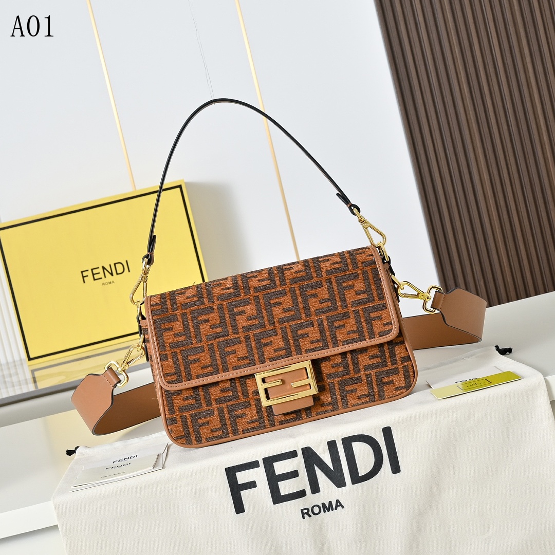 FENDI + A01 + Baguette Bag #3519