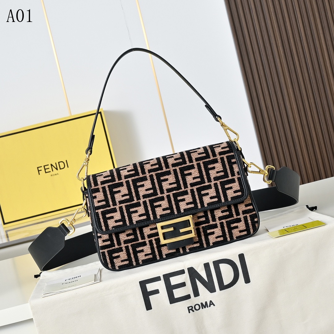 FENDI + A01 + Baguette Bag #3517