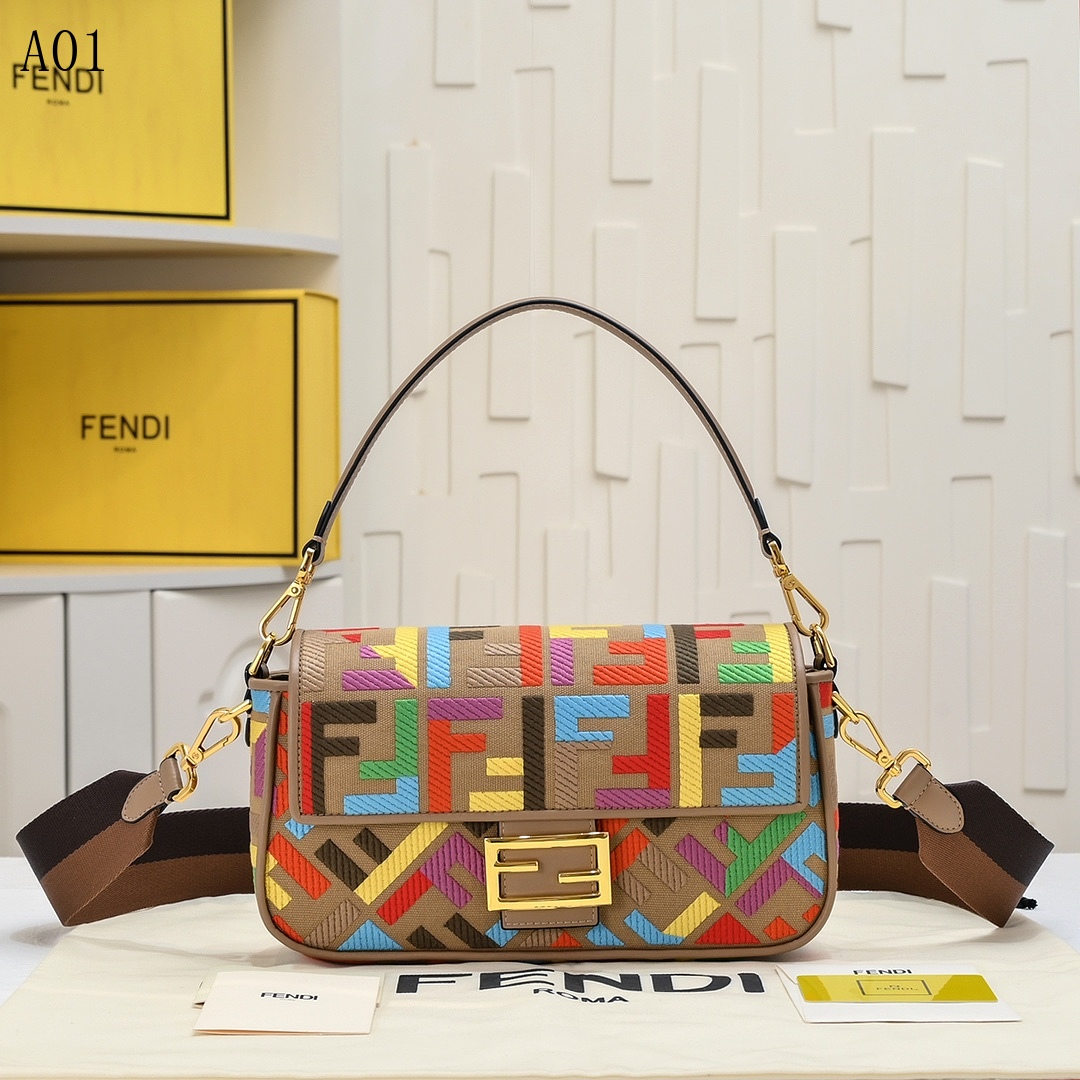 FENDI + A01 + Baguette Bag #3498