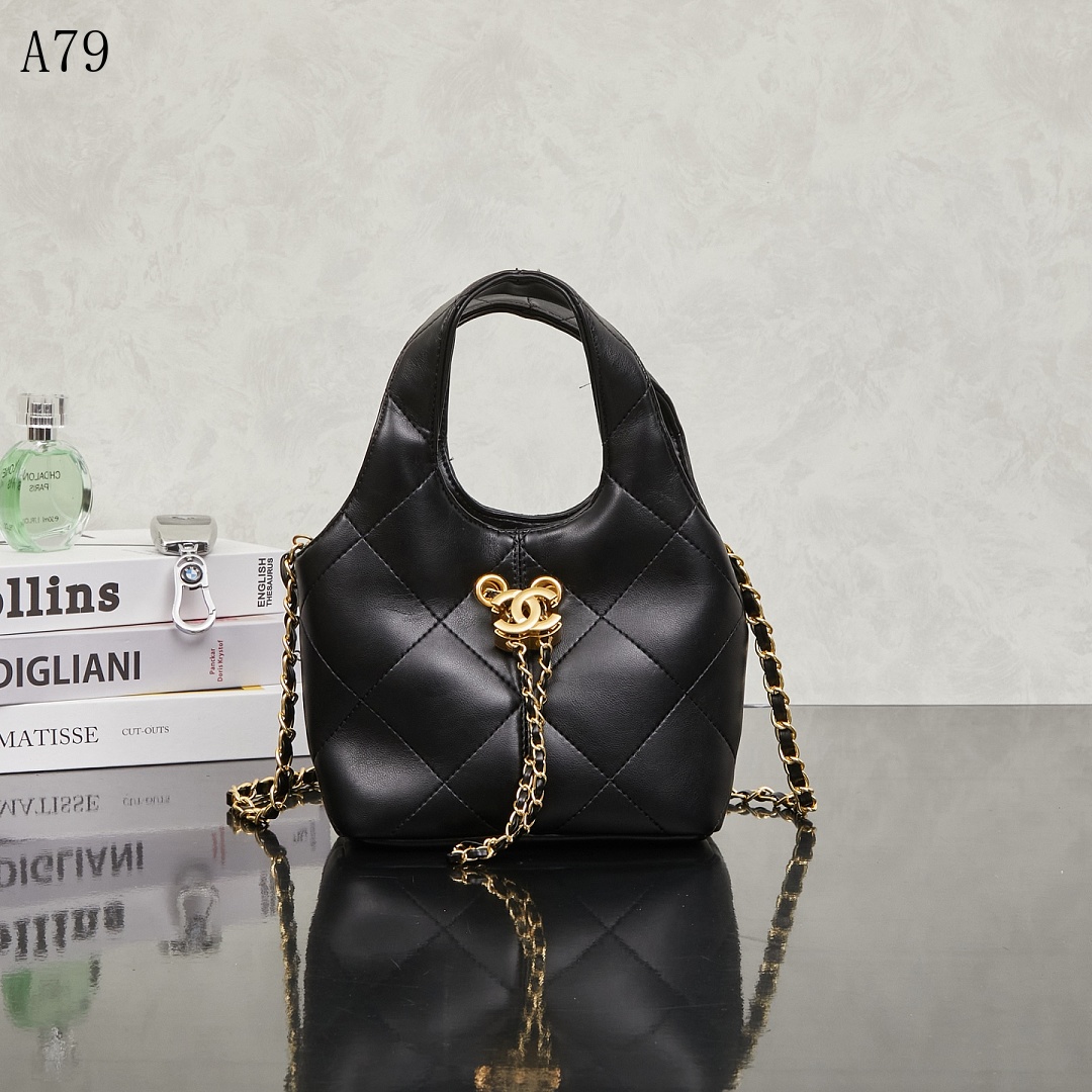 Chan3l Classic Quilted Leather Hobo Bag #2952