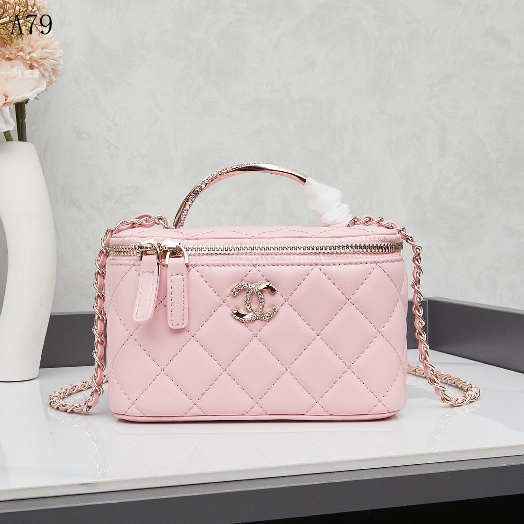 Chan3l Classic Quilted Mini Camera Bag #2639