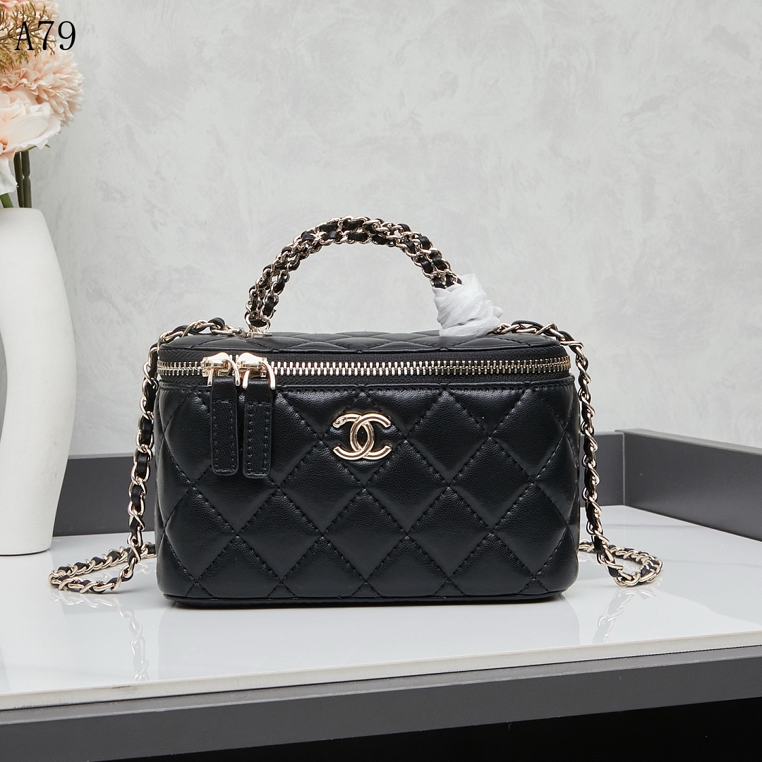 Chan3l Classic Quilted Box Bag #2803 1 Chan3l Classic Quilted Box Bag #2803