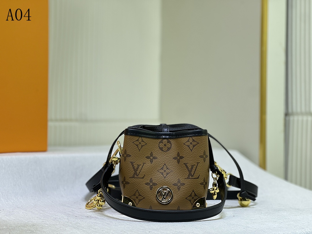 LVutton + A04 + Mini Bucket Bag #4365 1 LVutton + A04 + Mini Bucket Bag #4365