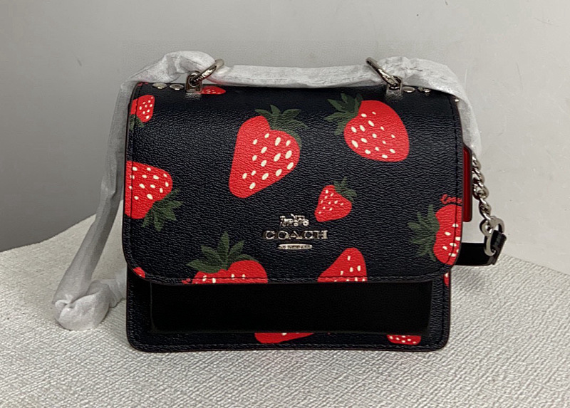 Coacch CH353 Strawberry Print Crossbody Bag - premium bag at SunToteBag