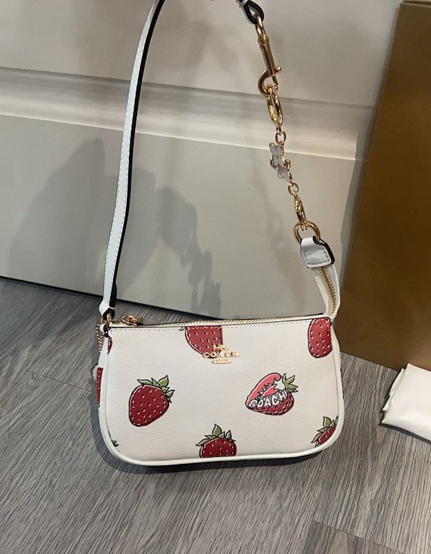 Coacch cAL25 Teri Strawberry Print Crossbody Bag - premium bag at SunToteBag
