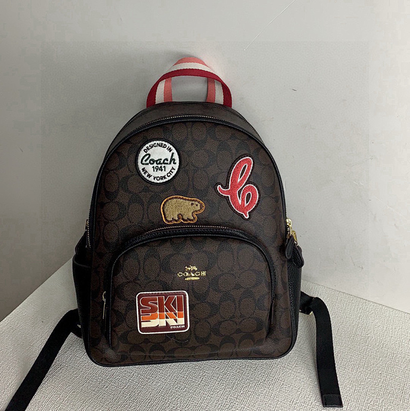 Coacch CE595 Ski Series Backpack with Embroidered Patches - premium bag at SunToteBag