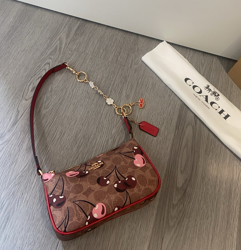 Coacch CZ011 Teri Cherry Print Shoulder Bag - premium bag at SunToteBag