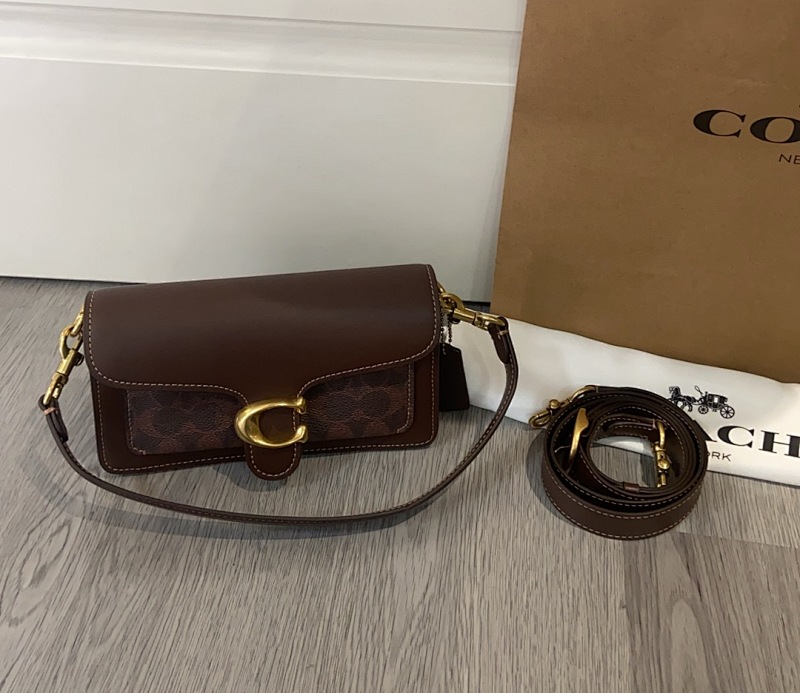 Coacch CM546 Tabby20 C-Logo Crossbody Bag in Brown