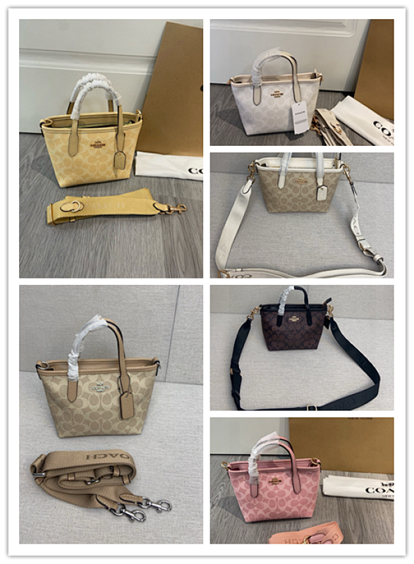 Coacch CW032 Mini City Tote Crossbody Bag in Signature Canvas