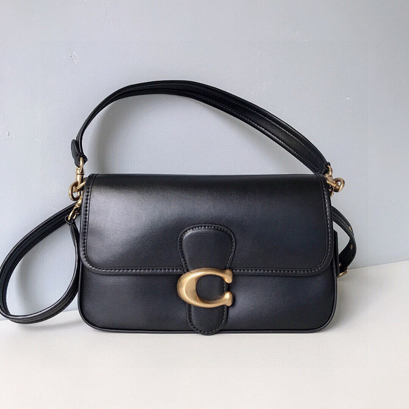 Coacch C4823 Soft Tabby Crossbody Bag in Black