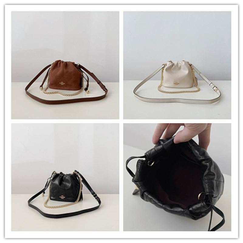 Coacch CDC42 Faye Mini Drawstring Chain Crossbody Bag