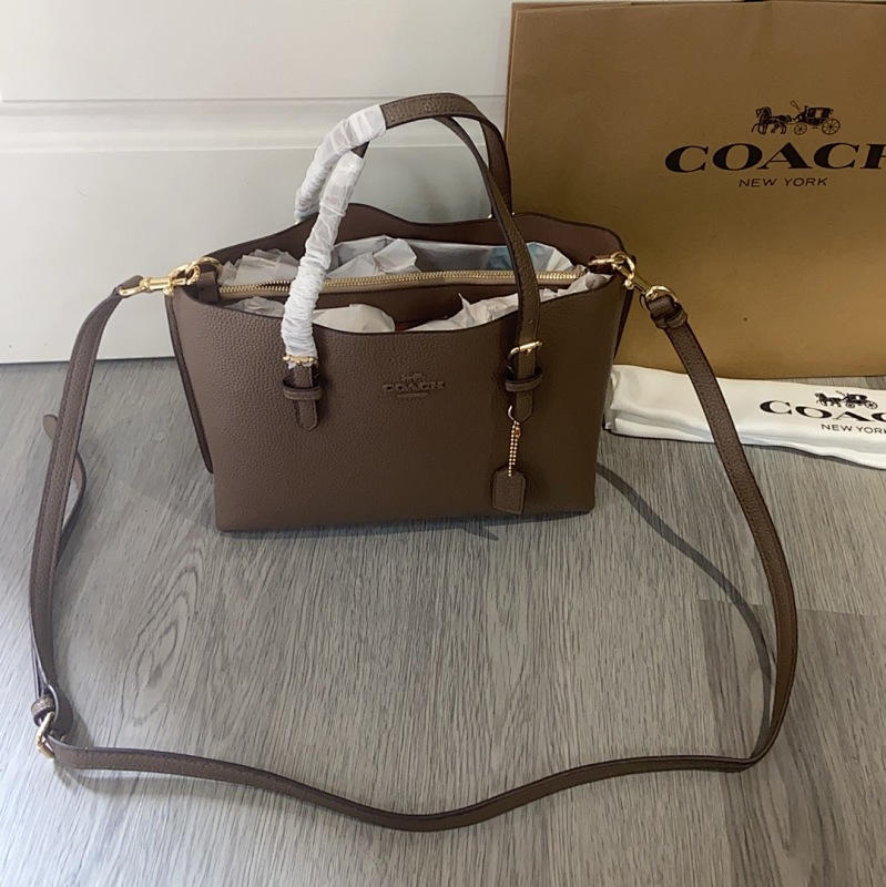 Coacch C4084 Mollie Tote 25 Small Brown Leather Bag