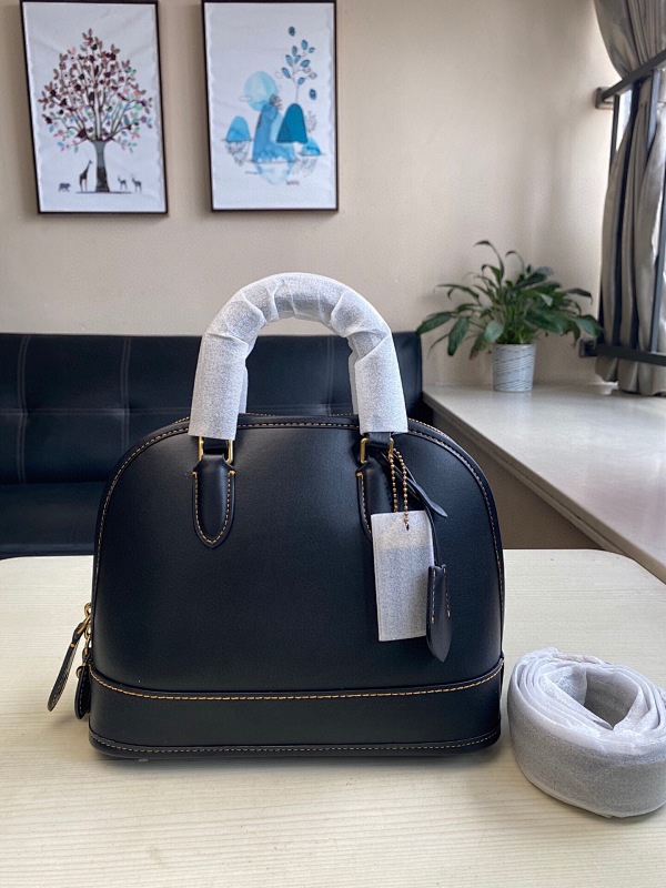 Coacch CC411 Revel Dome Bag Full Grain Leather Vintage Style