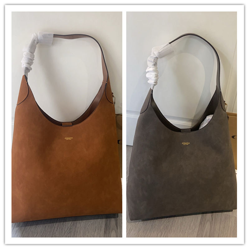 Coacch CW636 CU044 Brooklyn 39 Shoulder Bag in Suede
